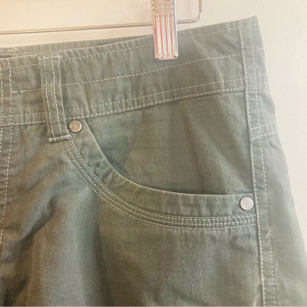 KUHL Sz 32 x 34 Vintage Patina Dye Comfort Knee Pockets Relaxed Pants - Picture 3 of 15
